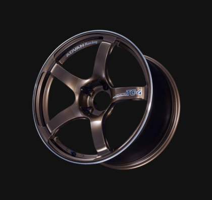 Advan TC4 17x9.0 +45 5-114.3 Umber Bronze Metallic & Ring Wheel